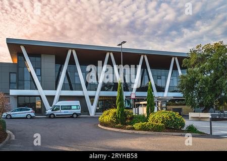 Perpignan Rivesaltes Mediterranean airport building, France Stock Photo