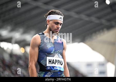 Wilfried Happio during the Meeting de Paris Wanda Diamond League 2023 athletics event on June 9, 2023 at Charlety stadium in Paris, France. Photo Victor Joly / DPPI Stock Photo