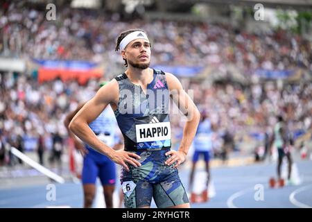 Wilfried Happio during the Meeting de Paris Wanda Diamond League 2023 athletics event on June 9, 2023 at Charlety stadium in Paris, France. Photo Victor Joly / DPPI Stock Photo