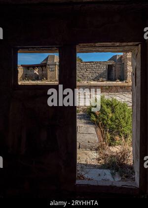 The military base of Capo D'Orso Stock Photo