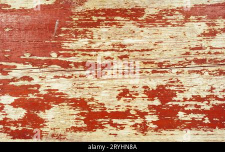 Old red painted wood texture Stock Photo