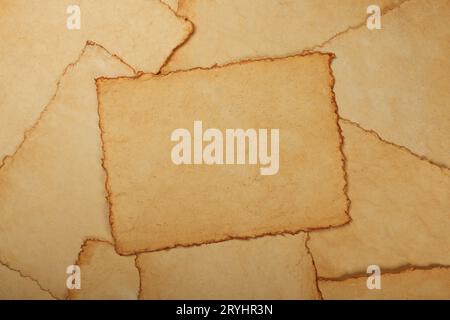 Old antique paper parchment sheets background Stock Photo