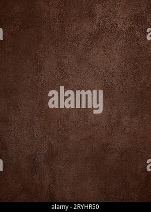 Uneven brown plaster background texture Stock Photo