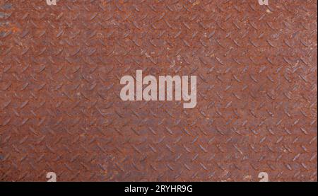 Anti slip rusty metal protective surface Stock Photo