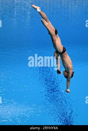 Bertrand Rhodict Anak Lises of Malaysia competes in the Mixed team ...