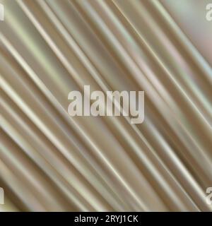 Crumpled and wavy, luxury red silk or satin fabric with smooth surface area 3d realistic vector abstract background with copy space. Delicate velvet t Stock Photo