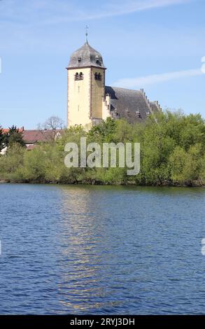 Church of St. Paul in Grossauheim Stock Photo Alamy