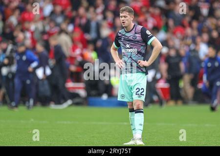 Nathan Collins of Brentford after the Premier League match Brentford vs