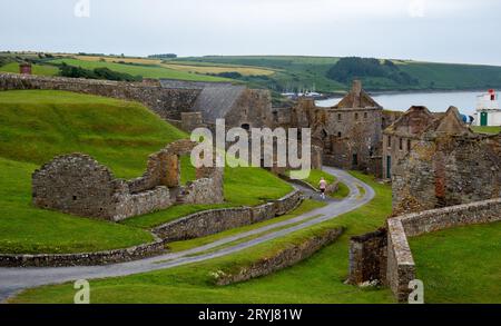 Ruins of ancient castle. Charles fort Kinsale Cork county Ireland. Irish castles Stock Photo