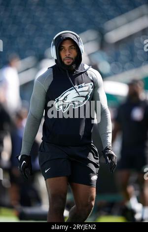 Philadelphia Eagles' Olamide Zaccheaus plays during an NFL football game,  Thursday, Sept. 14, 2023, in Philadelphia. (AP Photo/Matt Slocum Stock  Photo - Alamy