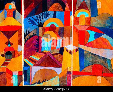 PAUL KLEE： Tempel / Stadte / Palaste Temple Gardens by Paul Klee by Paul Klee