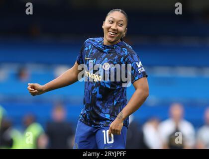 London, UK. 1st Oct, 2023. Lauren James of Chelsea during the The FA Women's Super League match at Stamford Bridge, London. Picture credit should read: David Klein/Sportimage Credit: Sportimage Ltd/Alamy Live News Stock Photo