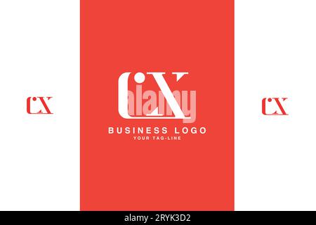 CX, XC, Abstract Letters Logo Monogram Stock Vector