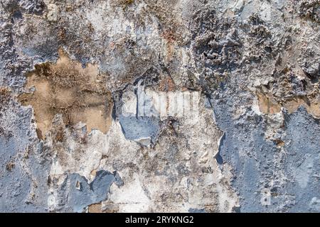 Grunge Blue concrete wall background texture Stock Photo