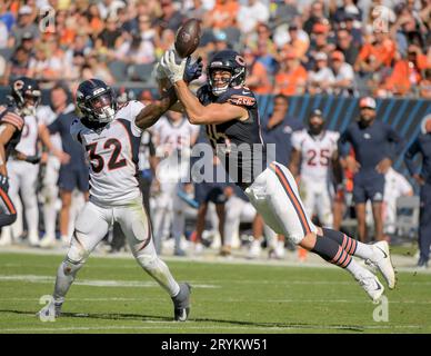 Denver Broncos safety Delarrin Turner-Yell walks on the sideline