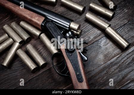 450+ Double Barrel Shotgun Stock Photos, Pictures & Royalty-Free Images -  iStock | Shotgun barrel, Smoking gun, Rifle