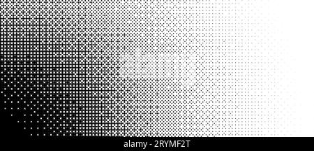 Corner halftone texture. Dotted angle gradient background. Abstract ...