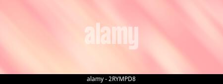 Smooth gradient background with pastel pink colors, banner format Stock Photo