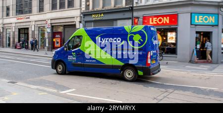 London, UK - May, 10, 2023 : Lyreco delivery van. Lyreco is the European leader in the distribution of office supplies and workp Stock Photo