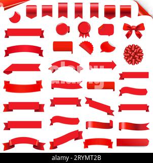 Red And White Frame Set Royalty Free Vector Image Stock Vector Image 