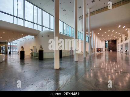 Interior view of the Neues Augusteum, main building of the University of Leipzig, Germany, Europe Stock Photo