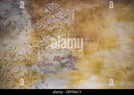 Grunge wall texture. High resolution vintage background. Stock Photo
