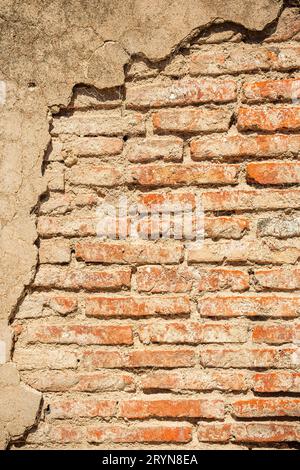 Old brick wall. Nice vintage textured background. Stock Photo