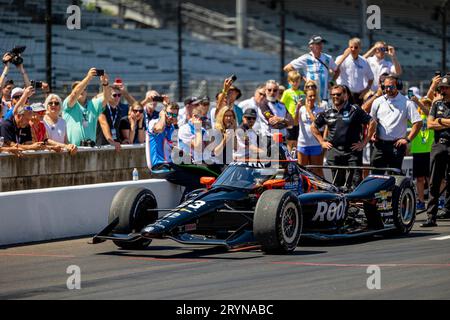 INDYCAR Series: May 26 Pit Stop Competition Stock Photo