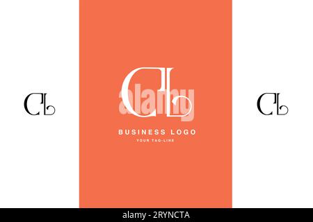 CL, LC, Abstract Letters Logo Monogram Stock Vector