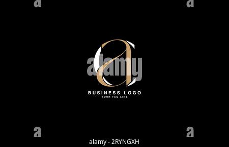 CA, AC, Abstract letters Logo monogram Stock Vector