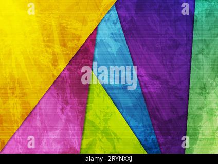 Abstract colorful grunge material texture background. Vector design Stock Vector