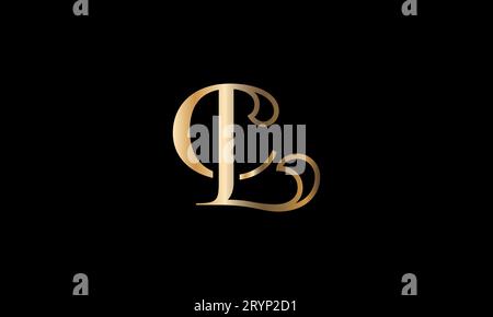 CL, LC, Abstract Letters Logo Monogram Stock Vector