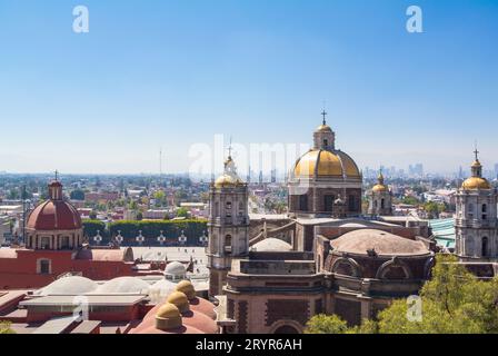 Mexico City, CDMX, Mexico, Basílica de Nuestra Señora de Guadalupe, Insigne y Nacional Basílica de Santa María de Guadalupe. Editorial only. Stock Photo