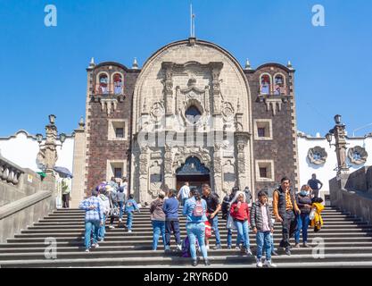 Mexico City, CDMX, Mexico, Basílica de Nuestra Señora de Guadalupe, Insigne y Nacional Basílica de Santa María de Guadalupe. Editorial only. Stock Photo