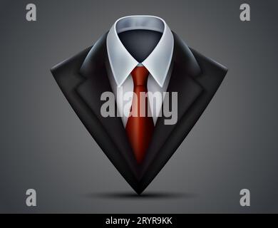 Men Black Smoking Suit Necktie Blank Stock Vector (Royalty Free) 1478054681