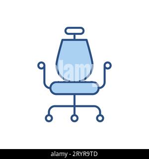 Office Chair related vector icon Stock Vector
