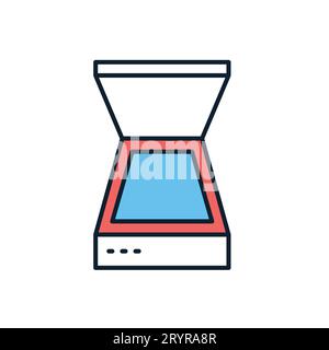 Scanner related vector icon Stock Vector