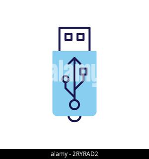 USB related vector icon Stock Vector