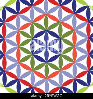Scared geometry background. vector illustration Stock Vector