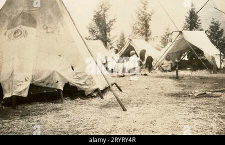 Native American Indians early 1900s, American Indians Stock Photo