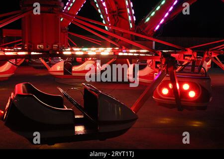 Cedar Point Roller Coasters Stock Photo