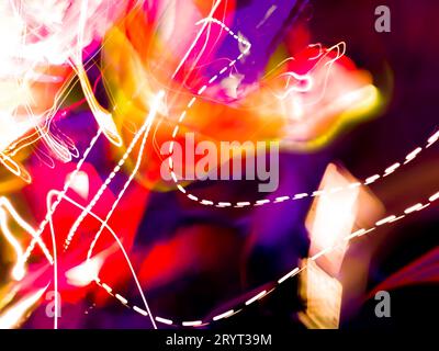 Future trends in creative project defocused design. Rainbow dreamlike color gradient defocused background. Stock Photo