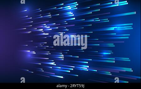 Abstract background technology uses geometric shapes, gradients, and dark blue shades overlaid into patterns that are interesting Vector technology il Stock Vector