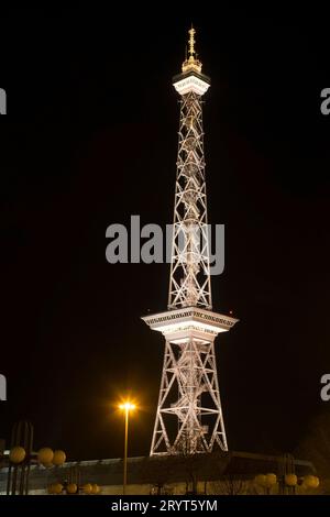 Berliner Funkturm (Berlin radio tower) in Berlin. Germany Stock Photo
