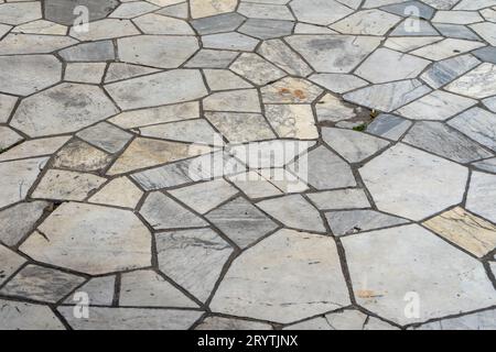 stone pavement marble texture background Stock Photo