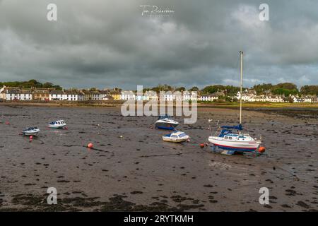 Garlieston Harbour, Garlieston near Newton Stewart in Dumfries and Galloway, Scotland. Stock Photo