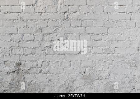 Old painted brick wall loft texture. Natural design background Stock Photo