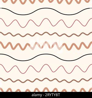 Seamless pattern abstract line texture background of line shape design illustration Stock Vector