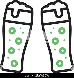 Beers icon vector image. Suitable for mobile application web application and print media. Stock Vector
