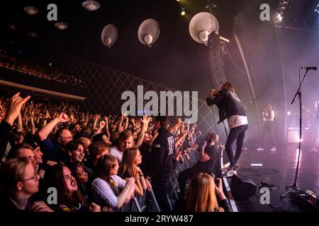Oslo, Norway. 29th, September 2023. Concert goers seen at a live